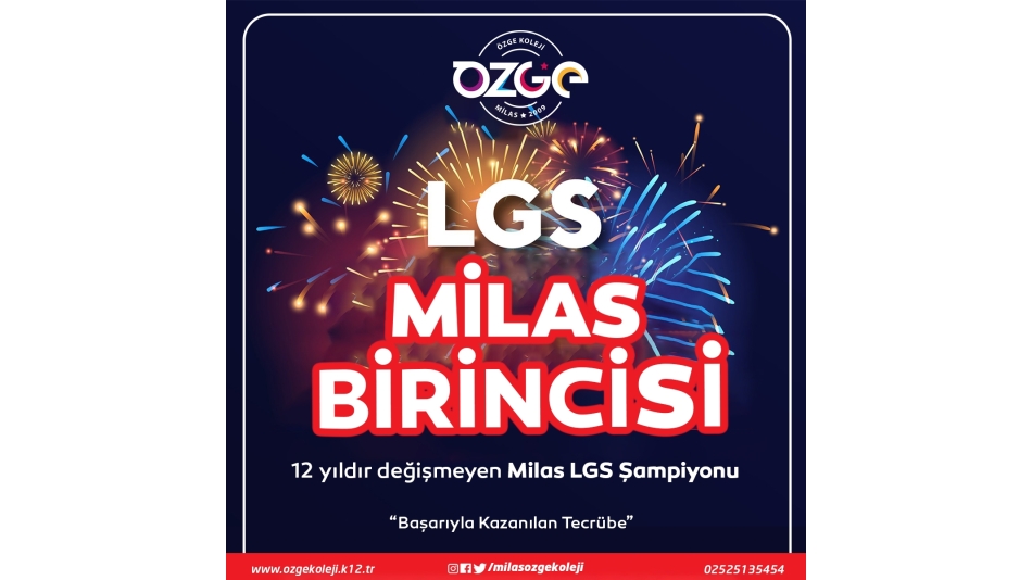 LGS2021 MİLAS BİRİNCİSİ